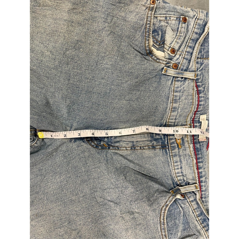 Vintage Levis 550 Jeans Womens 16S 35X30 Blue Light Wash Denim Relaxed Boot Cut - Picture 7 of 14